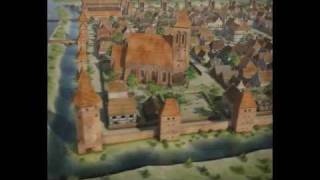 Lebork - defensive architecture of medieval city. Animation trailer.