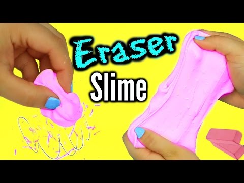 DIY ERASER SLIME! Liquid Eraser! Erase With Slime! DIY ERASER SLIME! Liquid Eraser! Erase With Slime!