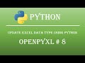 How to Format Data in Excel using Python. Openpyxl Tutorial #8