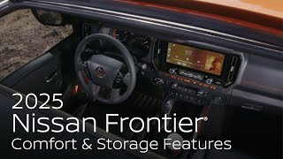 2025 Nissan Frontier® Pickup Truck | Comfort \u0026 Storage Features