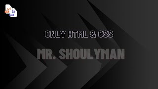 Glowing Text Hover Effect Using Only HTML & CSS | Coding Tutorial For Beginner To Expert