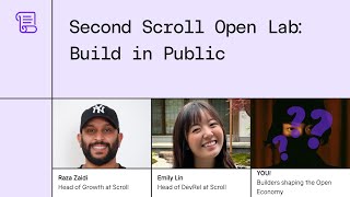 Scroll Open Lab: Building in Public 🏗️