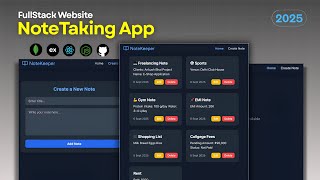 Build a Full-Stack Note Taking App with React, Node.js, & MongoDB | Please do one like😊