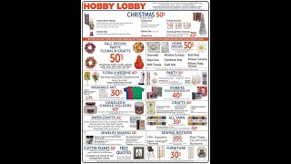 Hobby Lobby Weekly Ad November 10 – November 16, 2024