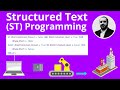 Basics of Structured Text ST Programming | Examples & Applications