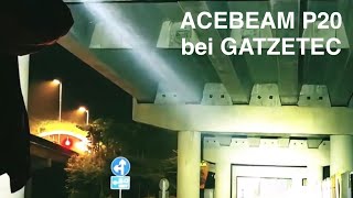 New ACEBEAM P20 long Distance flashlight bei GATZETEC.de