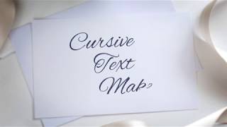 Cursive Text Maker