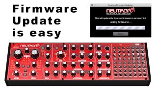 How to update firmware on Behringer Neutron. Tutorial