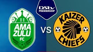 AmaZulu vs Kaizer Chiefs Live football Match Today Full en direct 2024