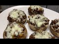 a stuffed mushroom recipe that will drive you crazy. do not fry the mushrooms.