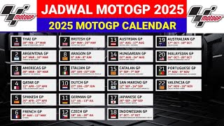 Jadwal MotoGP 2025 Lengkap ¬2025 Calendar MotoGP