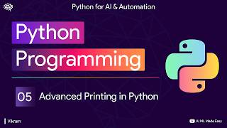 Advanced Printing in Python