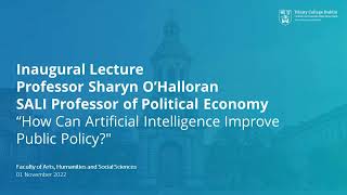 Inaugural Lecture of Professor Sharyn O’Halloran