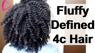 Defined Flat Twist Out On Short Natural 4c Hair Using 3