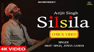 Silsila (LYRICS) Arijit Singh | Jonita Gandhi | Dhoom Dhaam | Pratik Gandhi | Yami | Siddhant