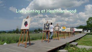 The Kombucha live painting at Healthian-wood (ヘルジアン・ウッド) # nacchan501