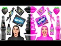 Black vs Pink Food Challenge | Funny Food Hacks by DaRaDa Best