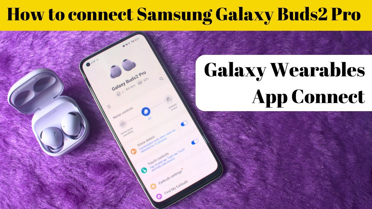 How To Connect Samsung Galaxy Buds 2 Pro To IPhone & Android Using ...