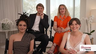 Actors Joe Alwyn, Alison Oliver, Jemima Kirke, and Sasha Lane of CONVERSATIONS WITH FRIENDS Q&A