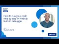 How to run your code step by step in Node.js built-in debugger [22 of 26] | Node.js for Beginners