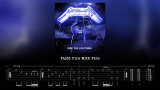 Metallica -  Fight Fire With Fire (Guitar Backing Track with Tabs)