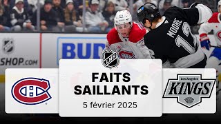 Canadiens vs Kings 5/2/25 | Faits saillants