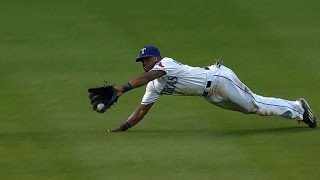 CWS@TEX: DeShields lays out for a terrific catch