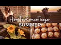 🌻How to romanticize Summer (For Autumn lovers) |  Cosy, slow living vlog, English countryside vlog