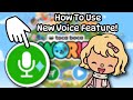 HOW TO USE & FIX TALKING FEATURE in Toca Boca! (Plus a Little RP)