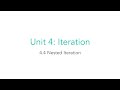 AP CSA 4.4 Nested Iteration