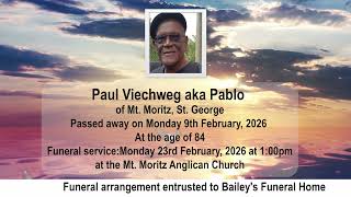 MTV OBITUARIES FOR THURSDAY 19TH FEBRUARY 2026
