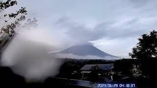 【HD画質】富士山ライブカメラ 2023.6.29-1朝霧高原 より(mt.fuji  live  camera)　＃富士山　＃ライブカメラ　＃朝霧高原