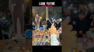 Fans memorial for RIP Liam Payne  #liampayneedits #liampayne #onedirection #onedirectionedit