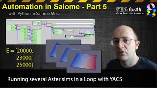 [Salome Automation 5] Batch Process Aster simulations with a loop in YACS