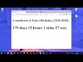 JavaScript Event Countdown Timer Tutorial