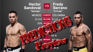UFC ON FOX 22: (Preview) Fredy Serrano vs Hector Sandoval Predictions