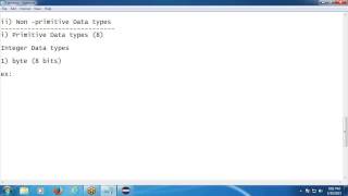 Java Data Types