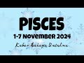 Ramalan Zodiak Pisces ❤️ Energi Kamu Minggu Ini 1-7 November 2024 '' Hal yang mengejutkan''