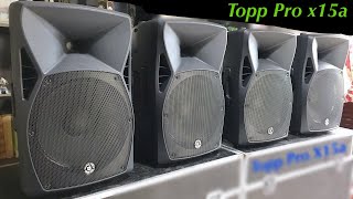 Topp Pro x15a 1st set Powered or Active speakers of SDSS pinoy vlog