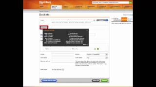Dockets on Bloomberg Law