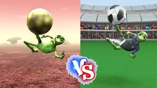 El Chombo Dame Tu Cosita FIFA Old vs New👽⚽ Part 7 | Alien Frog Challenge | Normal vs 4× vs 8× Speed