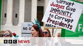 US Supreme Court debates Trump immunity claim | BBC News