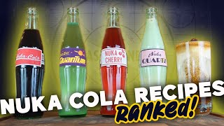 Making, Tasting, and Ranking Nuka Cola Recipes