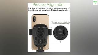 iOttie Auto Sense Qi Wireless Charging Car Charger Automatic Clamping Cup Holder Phone Mount