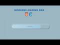 Modern Loading Bar Animation Using HTML & CSS