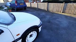 Peugeot 106 XSi cold start • 16v TU5j4 106 • Pugsport Grp N • English winter