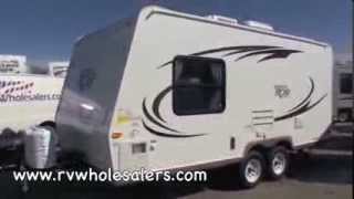 2010 Rockwood Roo 19 Travel Trailer Camper RV From RVWholesalers 106849 - Espresso