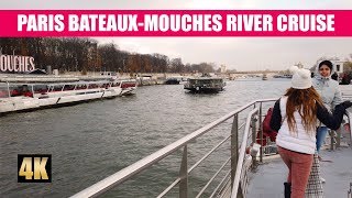 Paris Sightseeing Bateaux-Mouches Boat River Tour 4K