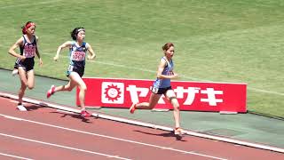 [4k]U20女子1500m　予選全2組　日本選手権2022