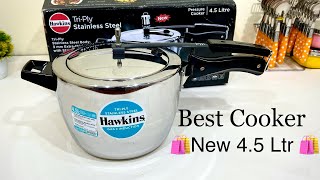 ✨NEW LAUNCH✨Hawkins triply Steel Cooker  New Shape  4.5 Ltr  Healthy cookware 2024